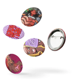 One of My Bedbugs Ate My Pussy Set of pin buttons